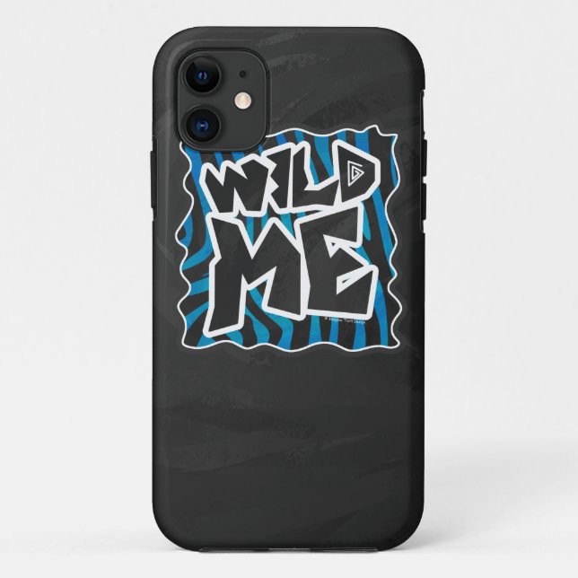 Capa Para iPhone Da Case-Mate Zebra Preta e Azul (Verso)