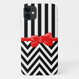 Capa Para iPhone Da Case-Mate Zigzag, Chevron, Stripes, Preto e Branco