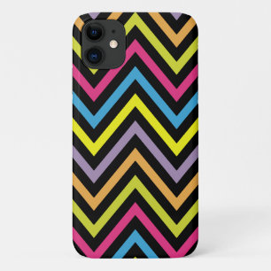Capa Para iPhone Da Case-Mate Zigzag Colorido, Arco-Íris Zigzag, Gato Colorido