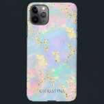 Capa Para iPhone design opal de nome personalizado inspirado<br><div class="desc">capas de iphone de gemstone opal</div>