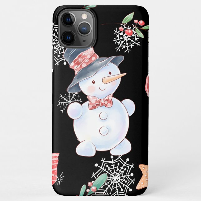 Capa Para iPhone Doce Lil Snowman - capas de iphone OtterBox (Verso)
