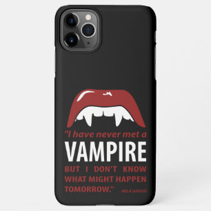 Capa Para iPhone Drácula - Vampiro - Citação de Bela Lugosi