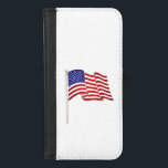 Capa Carteira Para iPhone 8/7 Bandeira Americana | Zazzle_Growth.<br><div class="desc">Bandeira Americana | Zazzle_Growth. iPhone 8/7 Bolsa</div>