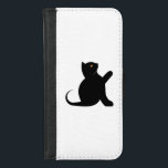 Capa Carteira Para iPhone 8/7 Cat Say Hello<br><div class="desc">Um gato dizendo olá é um design de gato que olha para você quando você veste o produto,  dando a impressão de que ele está falando com você,  divirta-se com seu futuro amigo,  🐱</div>