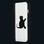 Capa Carteira Para iPhone 8/7 Plus Cat Say Hello<br><div class="desc">Um gato dizendo olá é um design de gato que olha para você quando você veste o produto,  dando a impressão de que ele está falando com você,  divirta-se com seu futuro amigo,  🐱</div>