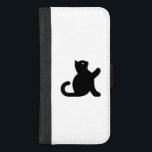 Capa Carteira Para iPhone 8/7 Plus Cat Says Hello<br><div class="desc">Um gato diz que alô é um design de gato que olha para você quando você veste o produto,  dando a impressão de que ele está falando com você,  divirta-se com seu futuro amigo,  🐱</div>