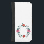 Capa Carteira Para iPhone 8/7 Plus Ciclo de Flores | Zazzle_Growth.<br><div class="desc">Ciclo de Flores | Zazzle_Growth. iPhone 8/7 Plus Wallet Case</div>