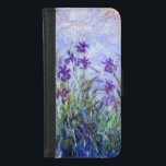 Capa Carteira Para iPhone 8/7 Claude Monet - Lilac Irises / Iris Mauves<br><div class="desc">Lilac Irises / Iris Mauves - Claude Monet,  1914-1917</div>