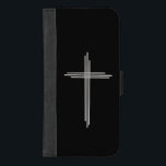 Capa Carteira Para iPhone 8/7 Plus Cruz cristã<br><div class="desc">Cruz cristã</div>