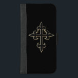 Capa Carteira Para iPhone 8/7 Plus Cruz cristã<br><div class="desc">Cruz cristã</div>
