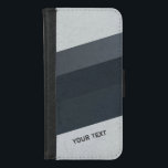 Capa Carteira Para iPhone 8/7 Faixa de Cinzas Retroativas de Hipster Personaliza<br><div class="desc">Padrão de distribuição de Hipster personalizado</div>