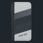 Capa Carteira Para iPhone 8/7 Faixa de Cinzas Retroativas de Hipster Personaliza<br><div class="desc">Padrão de distribuição de Hipster personalizado</div>