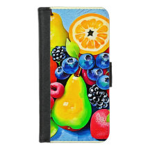 Fruta vibrante e vida estática