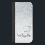 Capa Carteira Para iPhone 8/7 Plus Garota Na moda Crystal Silver Glitter Sparkles Chi<br><div class="desc">Glitter de prata brilhante brilhante Elegante Glitter Sparkles chic,  Glitter Sparkles prateado com gradiente branco e cor de cinza frontal.personalizando com um nome ou monograma,  ou simplesmente exclua a caixa branca e o nome da amostra se você não quiser.</div>