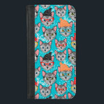 Capa Carteira Para iPhone 8/7 Gato no chapéu<br><div class="desc">-</div>