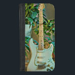 Capa Carteira Para iPhone 8/7 Guitarist gifts<br><div class="desc">This vintage guitar artwork is suitable for guitar players who love playing guitar. it can be given as a gift for a boyfriend,  girlfriend,  or dad on a birthday,  father's day,  or valentine's day. The retro design features cool vintage Guitarist gifts</div>
