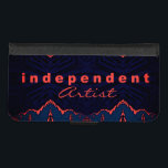 Capa Carteira Para iPhone 8/7 Independente (adicione sua profissão) e Orgulhoso<br><div class="desc">Mostre seus valores com esta declaração design futurista. Ser eu mesmo,  ser forte e não depender dos outros. Padrão estrutural / algorítmico / paramétrico e texto simples em negrito. Esmeralda escura verde,  cinza e laranja. Por Linandara</div>
