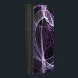 Capa Carteira Para iPhone 8/7 Luzes abstrato púrpura<br><div class="desc">Abstrato Purple Lights Design por LilDevil legal,  escuro,  fundo abstrato</div>