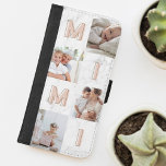 Capa Carteira Para iPhone 8/7 Plus MIMI Pink Letters Family Photo Collage Marble<br><div class="desc">Envie um belo caso de carteira telefônica personalizada para sua avó (MIMI) que ela apreciará. Caixa telefônica de colagem de fotos da família personalizada para mostrar suas próprias fotos e memórias da família especial. Nosso design apresenta um simples design de grade de colagem de quatro fotos com letras "MIMI" exibidas...</div>