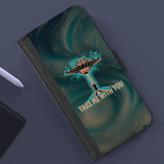 Capa Carteira Para iPhone 8/7 Molho Voador do Estilo Vintage 60