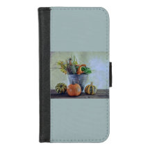 Outono ainda vive com abóboras, flores