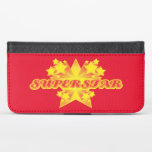 Superstar Wallet Case<br><div class="desc">Este caso de carteira de estrelas super estreladas ao estilo de 70 anos, faz uma ideia de presente de excelente.</div>