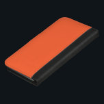 Capa Carteira Para iPhone 8/7 Plus um fundo laranja com uma borda negra<br><div class="desc">Explore o poder das cores contrastantes no design gráfico! Aprimore a estética com um impressionante fundo laranja e borda negra para uma experiência visual verdadeiramente criativa e impactante."</div>