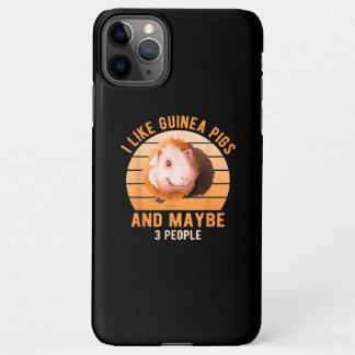 Capa Para iPhone Eu Gosto De Porcos Da Guiné Cavy Sobre Guiné Porco