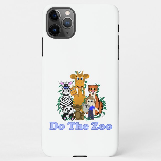 Capa Para iPhone Faça a capas de iphone do zoológico (Verso)