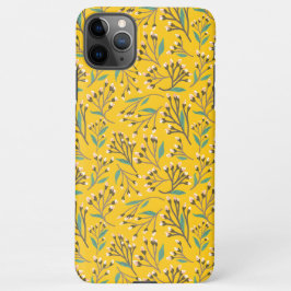 Capa Para iPhone Floral Pattern in  delicate branches and buds