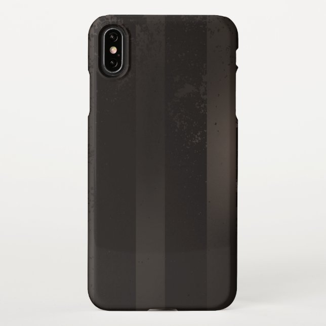 Capa Para iPhone Fundo castanho listrado a vapor (Verso)