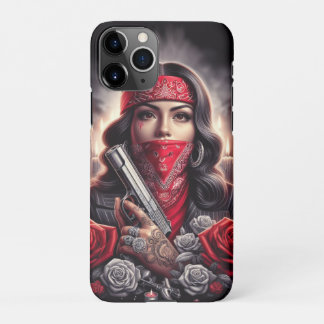 Capa Para iPhone Gangster Girl Hip Hop gráfico chicano