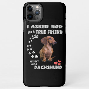 Capa Para iPhone Garota Bonita Dachshund Doxie dá presentes Dachshu