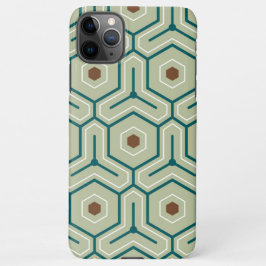 Capa Para iPhone Geometric pattern with interlocking hexagons