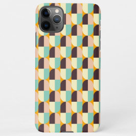 Capa Para iPhone Geometric pattern with overlapping half-circles