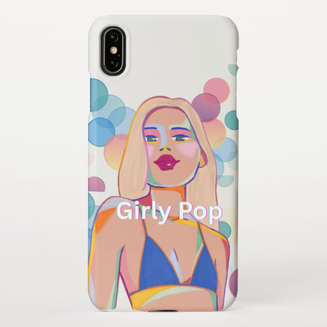 Capa Para iPhone Girly pop phone case party girl iphone (Verso)