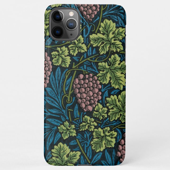 Capa Para iPhone  Grapevines with clusters of pink grapes  (Verso)