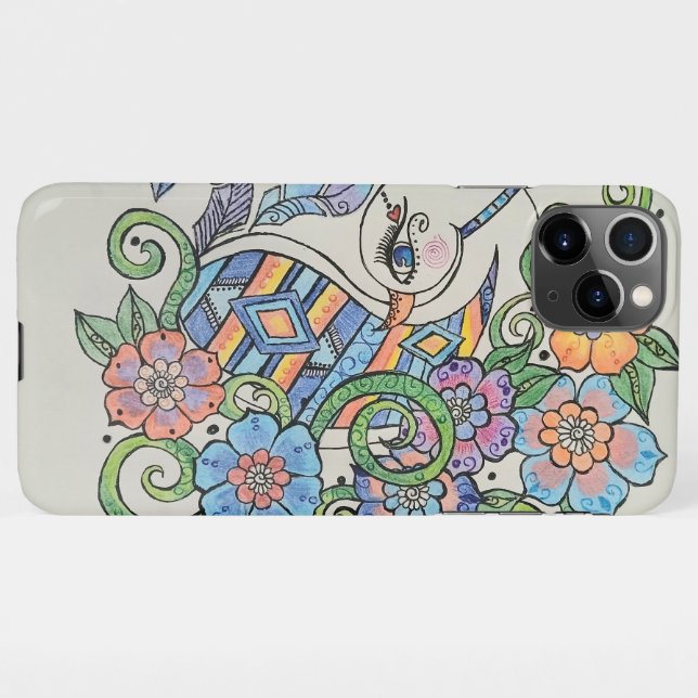 Capa Para iPhone henna cell cover (Verso Horizontal)