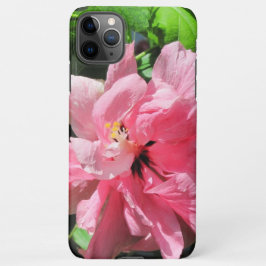 Capa Para iPhone Hibiscus rosa com Capas de iphone Raindrops