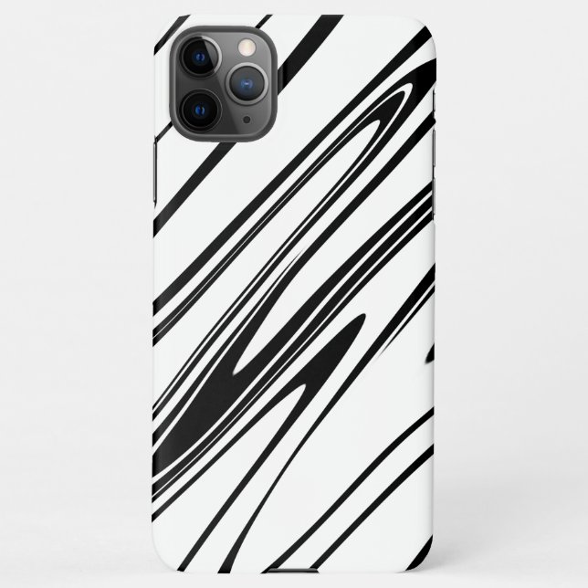 Capa Para iPhone Impressão abstrato Zebra (Verso)