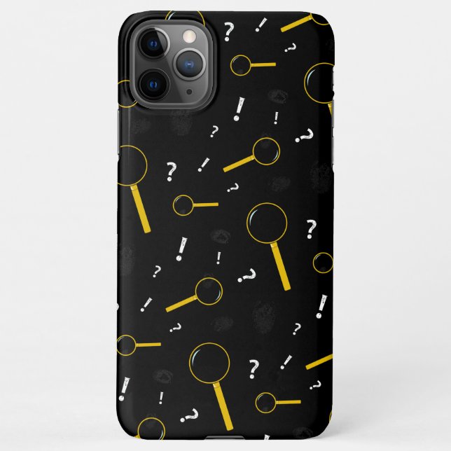 Capa Para iPhone Investigador Privado Preto (Verso)