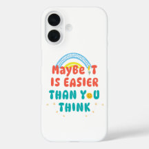Capa para iPhone / iPad com Citação Retro Positiva