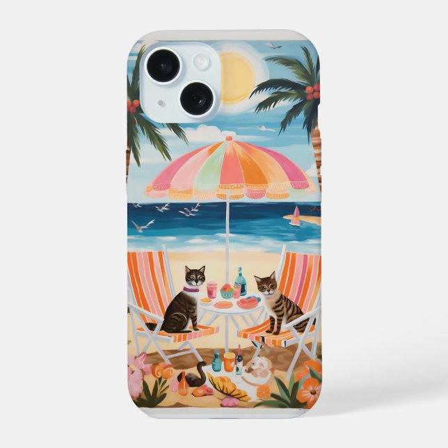 Capa para iPhone / iPad de gatos (Verso)
