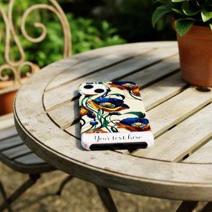 Capa para iPhone / iPad Flor de Papoula Art Nouvea