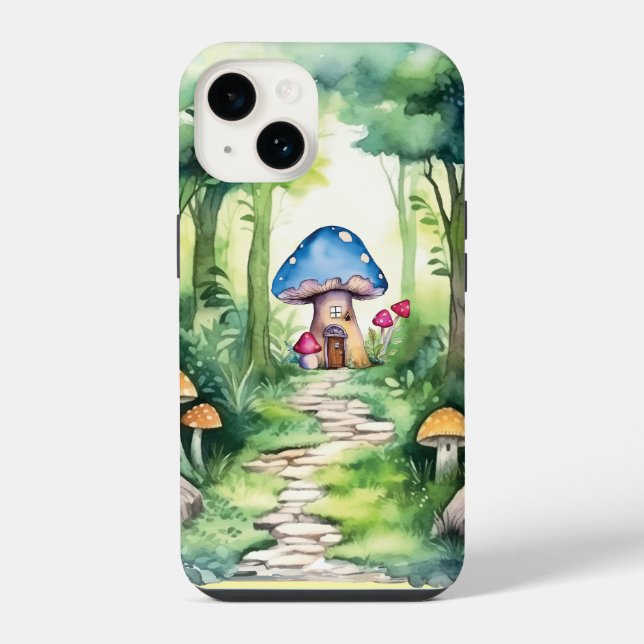 Capa para iPhone / iPad Floresta Mágica (Verso)