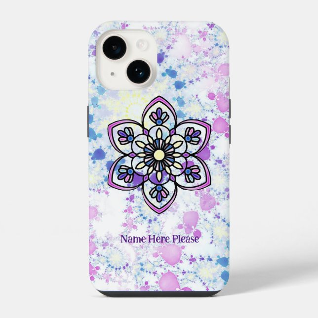Capa para iPhone / iPad Spring Mandala (Verso)