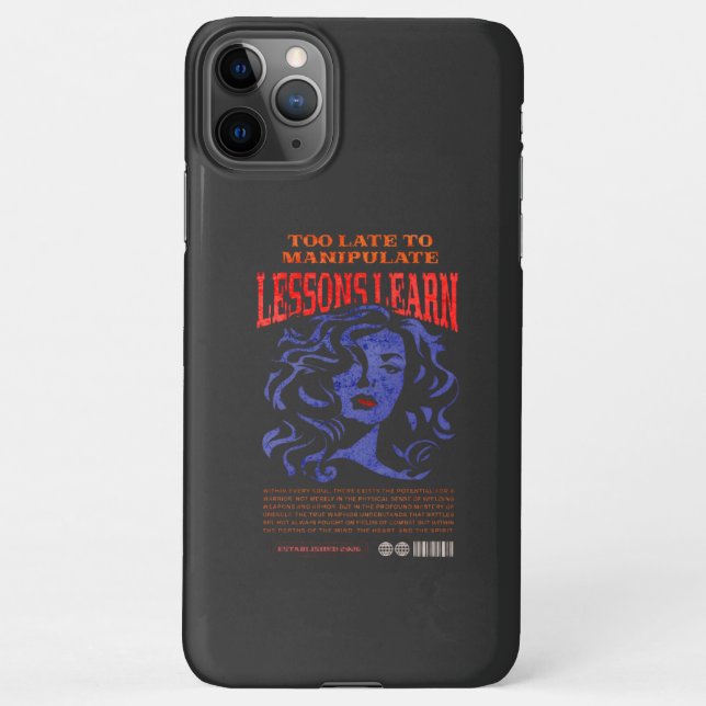 CAPA PARA iPhone IPHONE MANIPULATE LESSONS LEARN PHONE CASE  (Verso)