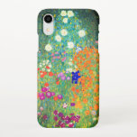 Capa Para iPhone Jardim Flor Gustav Klimt<br><div class="desc">capas de iphone com a pintura a óleo do Jardim Flor de Gustav Klimt (1906). Um belo jardim de flores roxas,  vermelhas,  brancas,  azuis e laranja. Um presente de excelente para fãs de Arte Nouveau e de Arte Austríaca.</div>