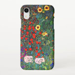 Capa Para iPhone Jardim Flor Gustav Klimt<br><div class="desc">capas de iphone que apresenta o Jardim de Fazendas de pintura a óleo de Gustav Klimt com girassóis (1907). Um belo jardim de girassóis e belas flores azuis,  vermelhas,  roxas,  rosa e brancas. Um presente de excelente para fãs de Arte Nouveau e de Arte Austríaca.</div>