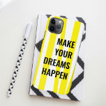 Capa Para iPhone Listras Amarelas Modernas e faça seu sonho acontec<br><div class="desc">Listras Amarelas Modernas e faça seu sonho acontecer</div>